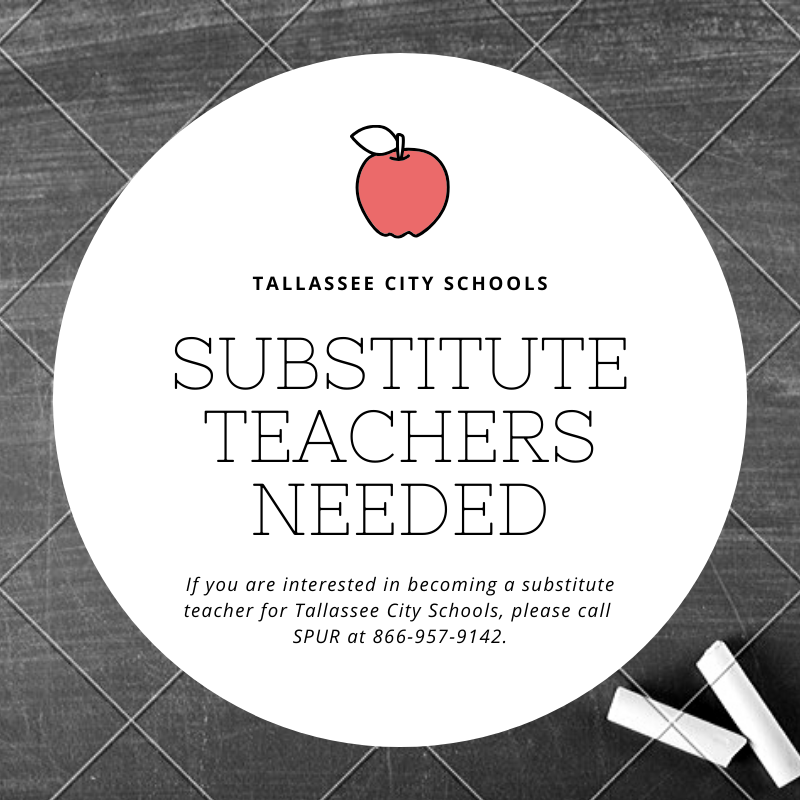 Substitute Teachers Needed
