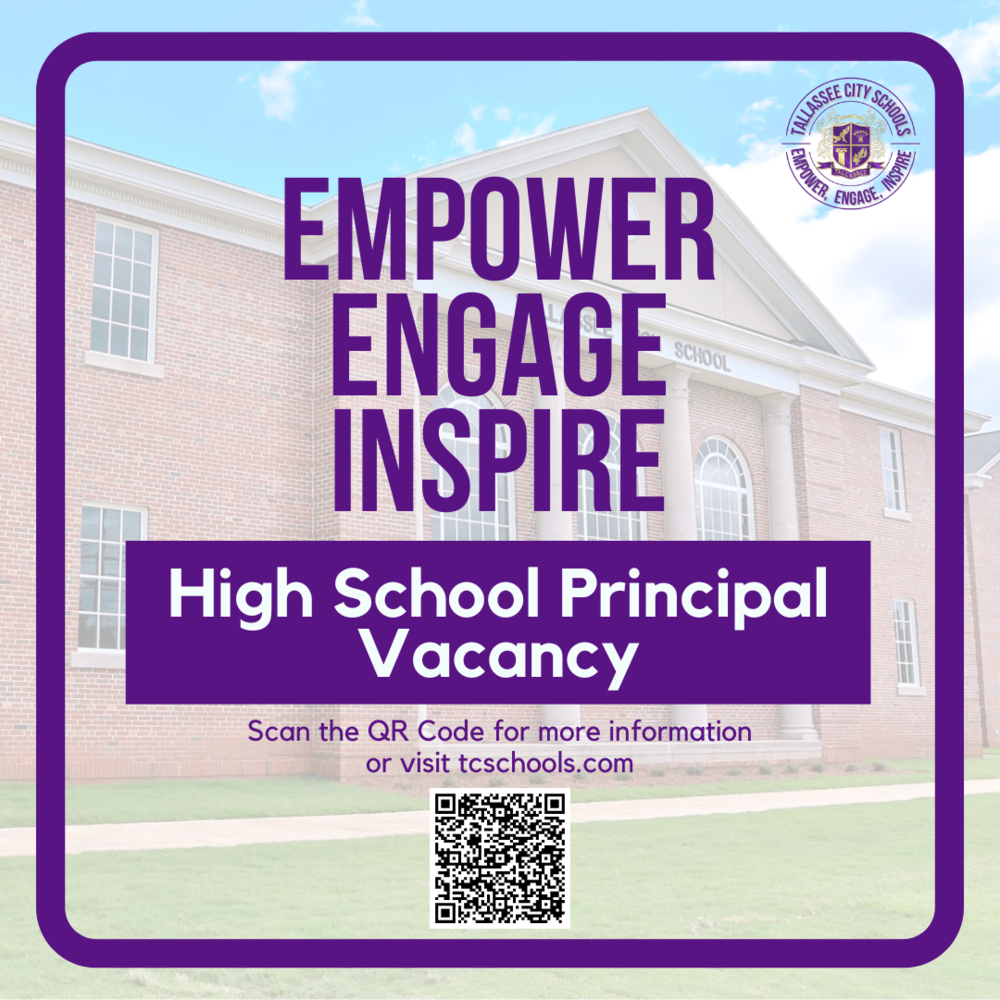 High School Principal Vacancy