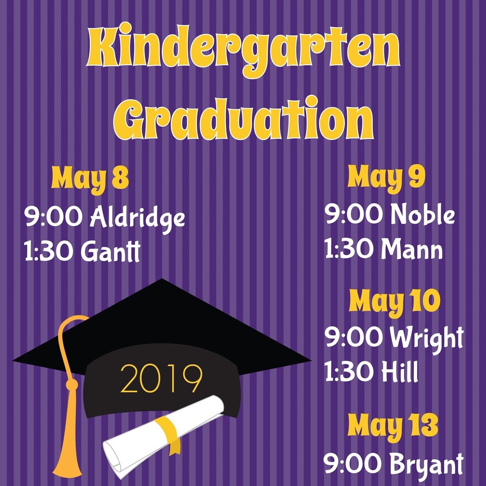 Kindergarten Graduation Schedule