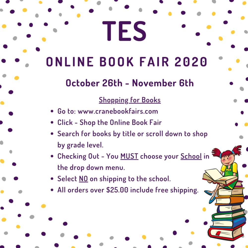 Virtual Book Fair Going on 10.26-11.6