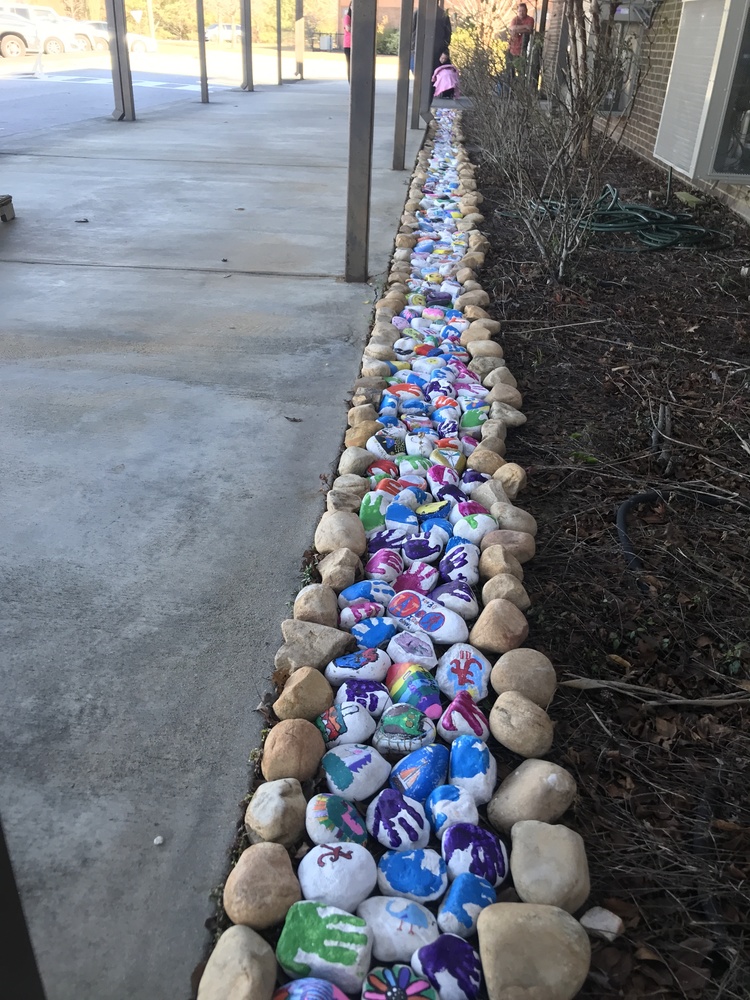 TES Rock Garden is Underway