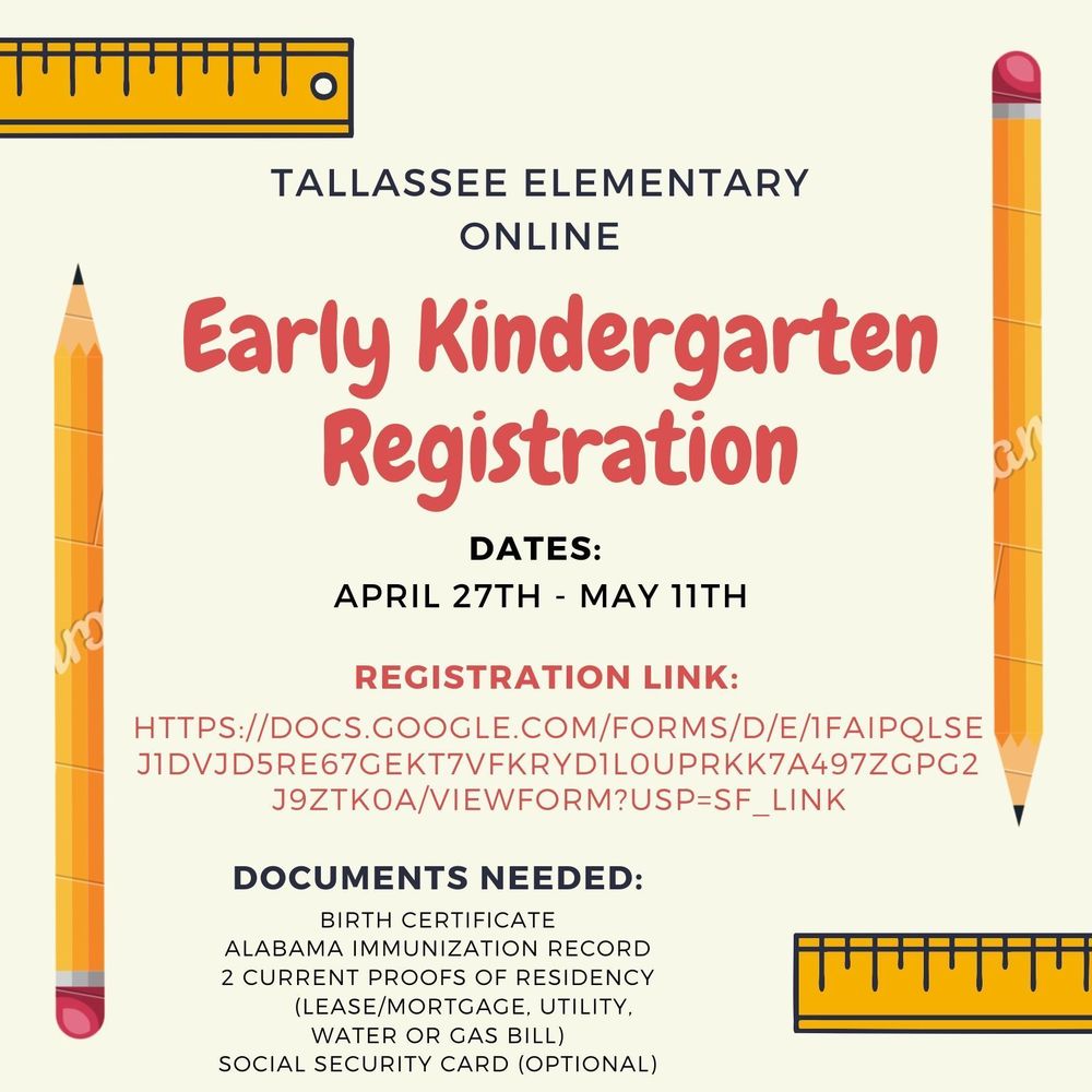 Kindergarten Registration