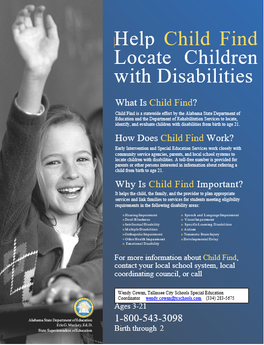 child find flier