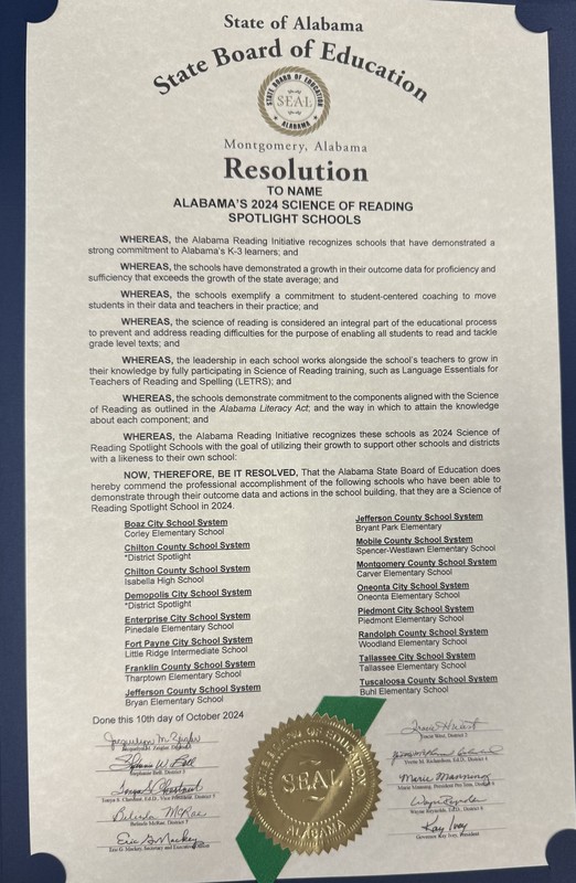 Spotlight School Recognition