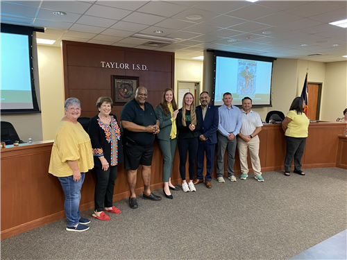 Rylee Michna honored at board meeting