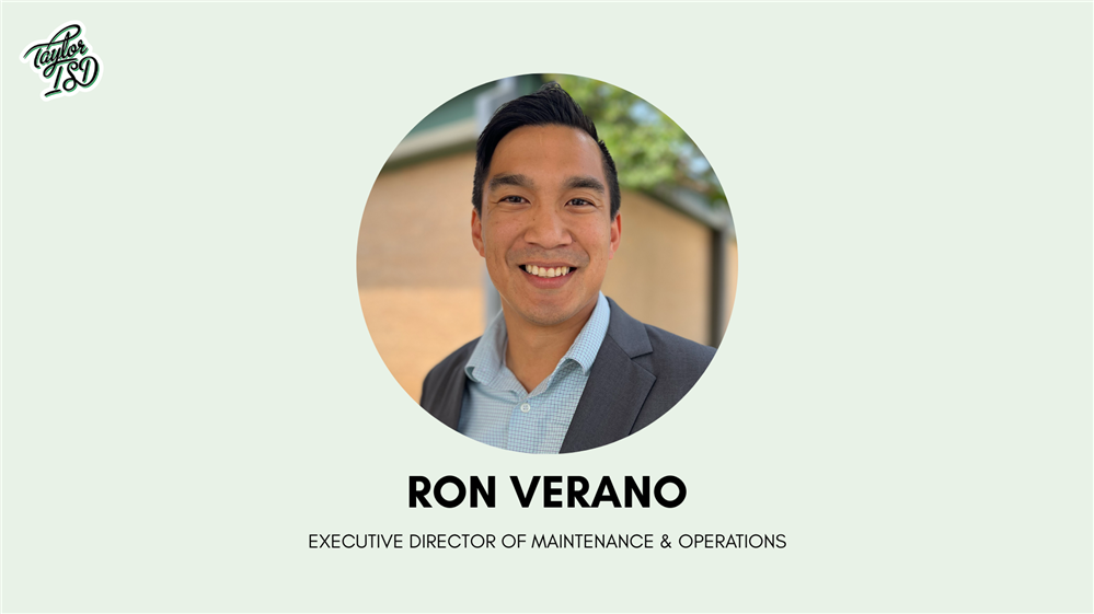  Ron Verano, Executive Director of Maintenance & Operations