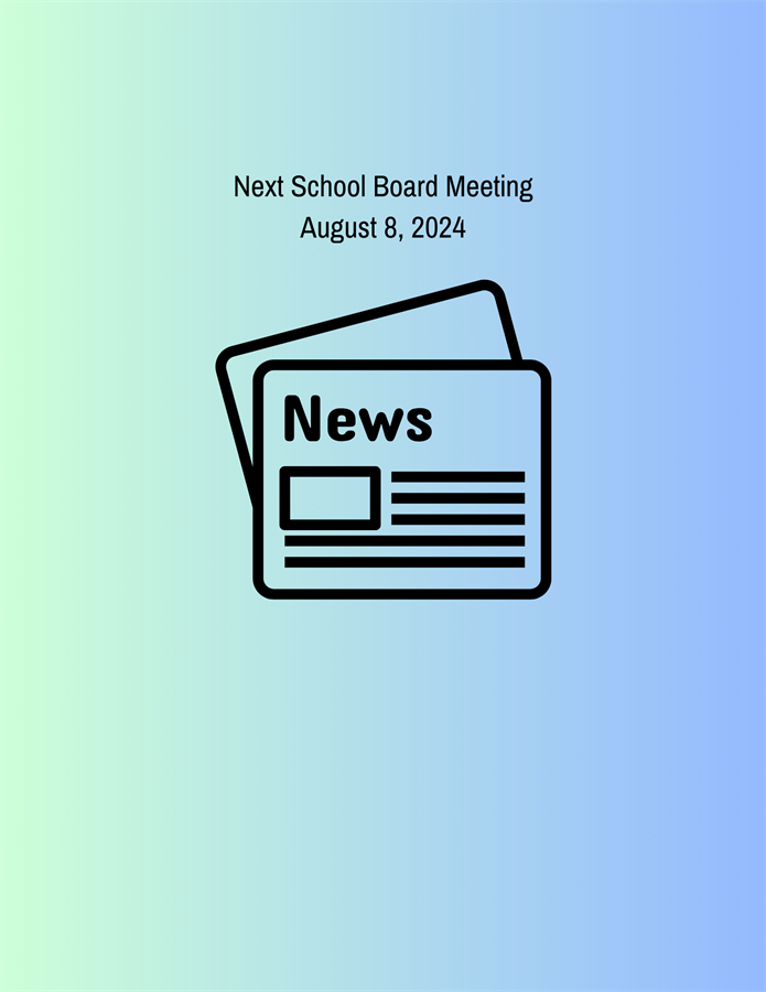 School Board Announcement