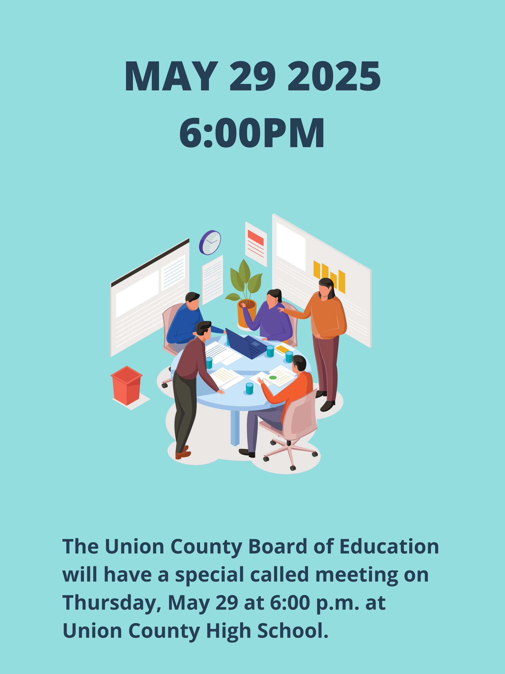 UCBOE Special Called meeting