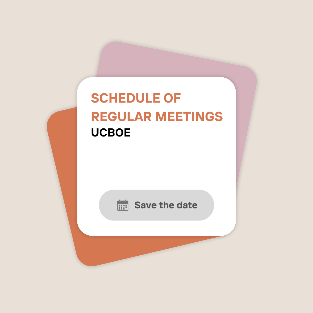 UCBOE Meetings 2025-26