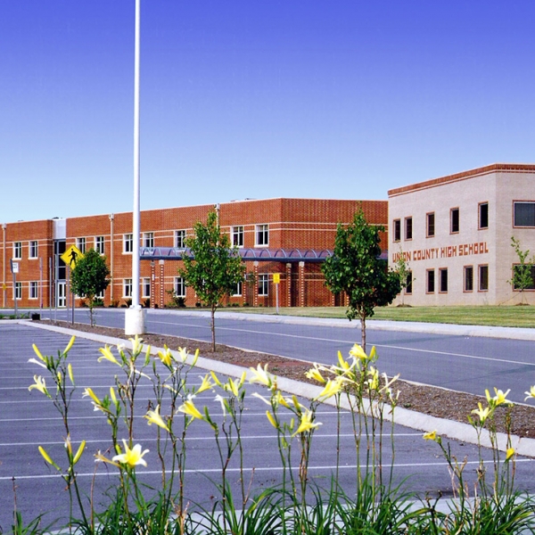 UCHS Front of School Picture