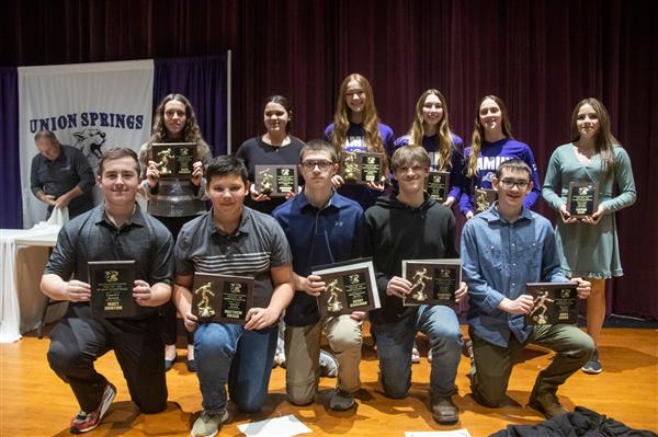 Union Springs Athletic Department Honors Winter Athletes