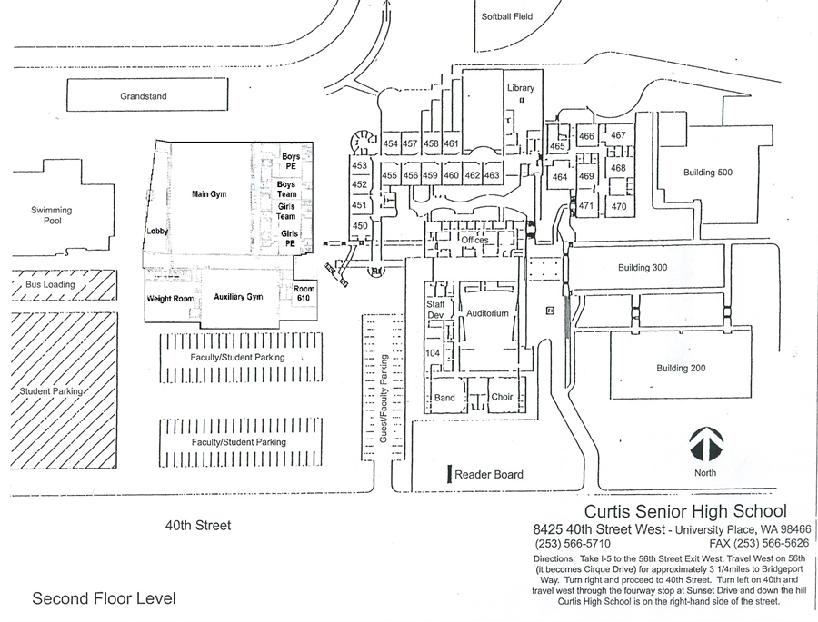 Campus Map 2nd Floor