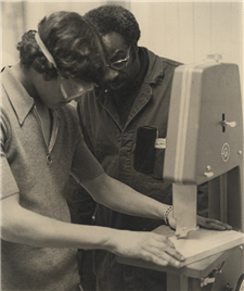 Wood Shop in the 1970s 