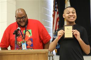 vanguard student smiling for a photo