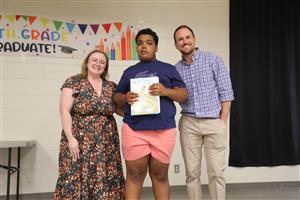 Elementary School Student Graduating Fifth Grade