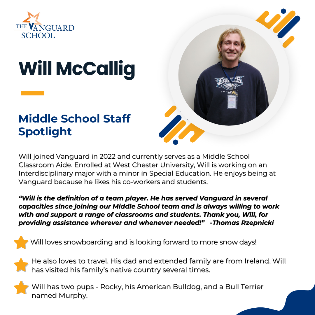 Vanguard Staff Spotlight