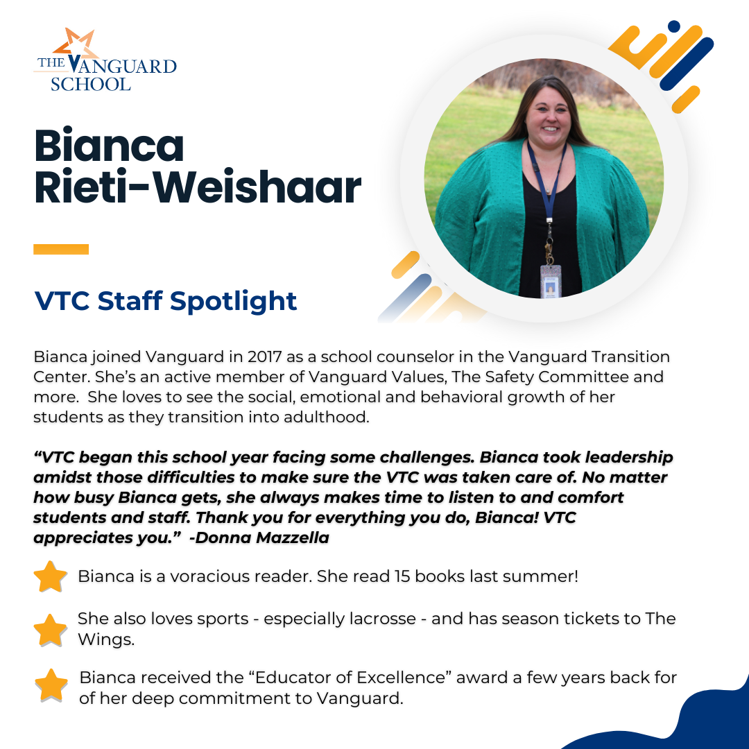 Vanguard Staff Spotlight