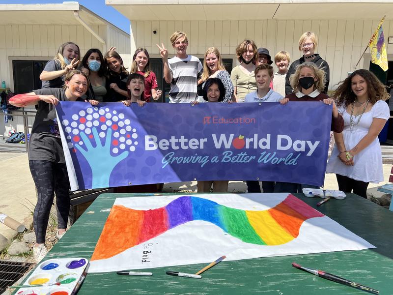 VCS 7th & 8th Graders Participate in Better World Day Featured Photo