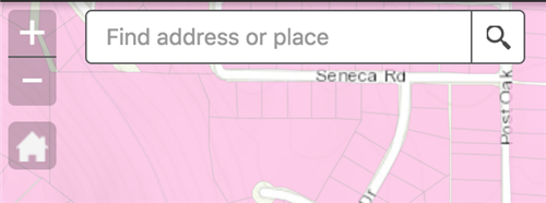 School Locator controls 