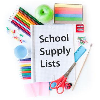 School Supply Lists 