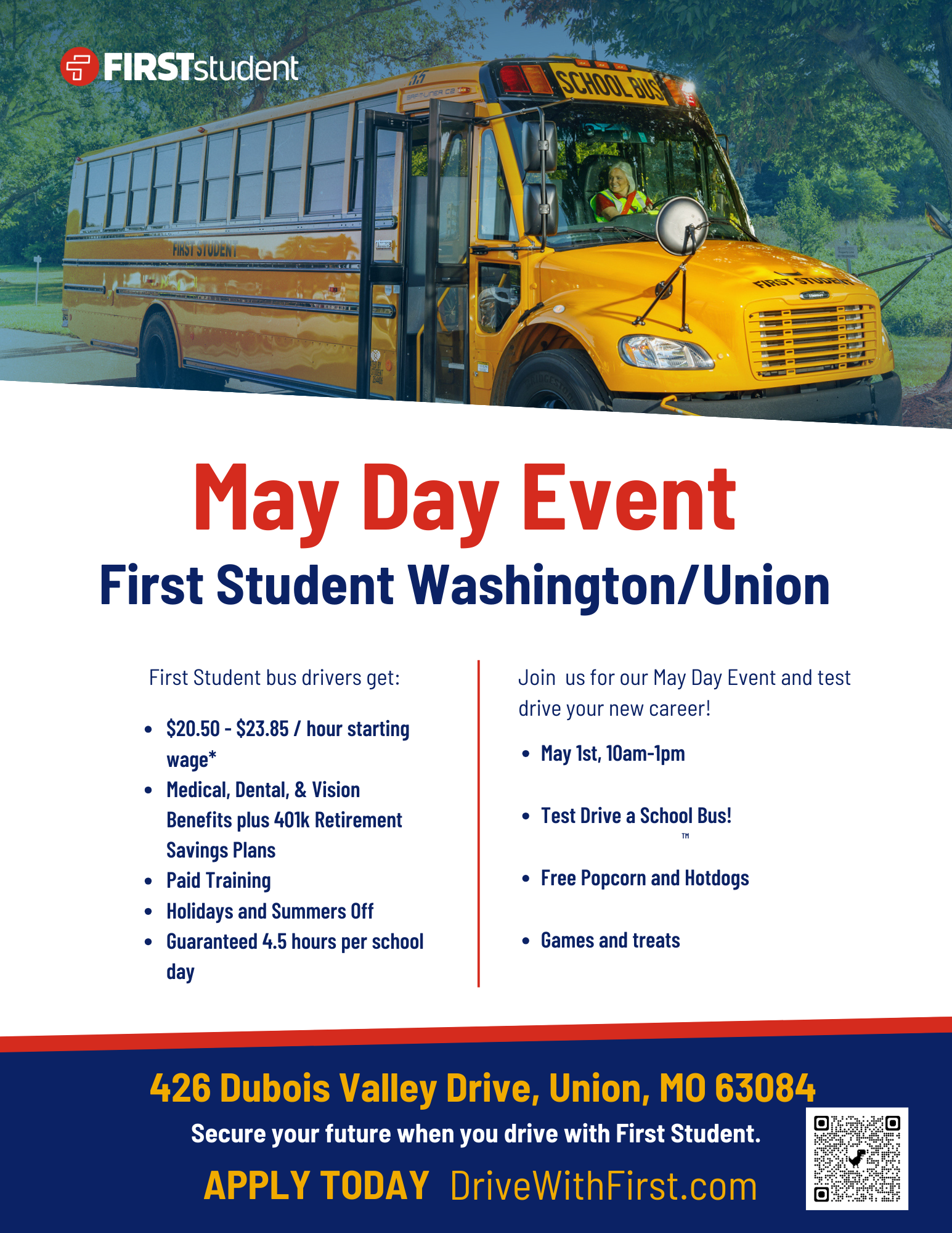 First Student May Day Event