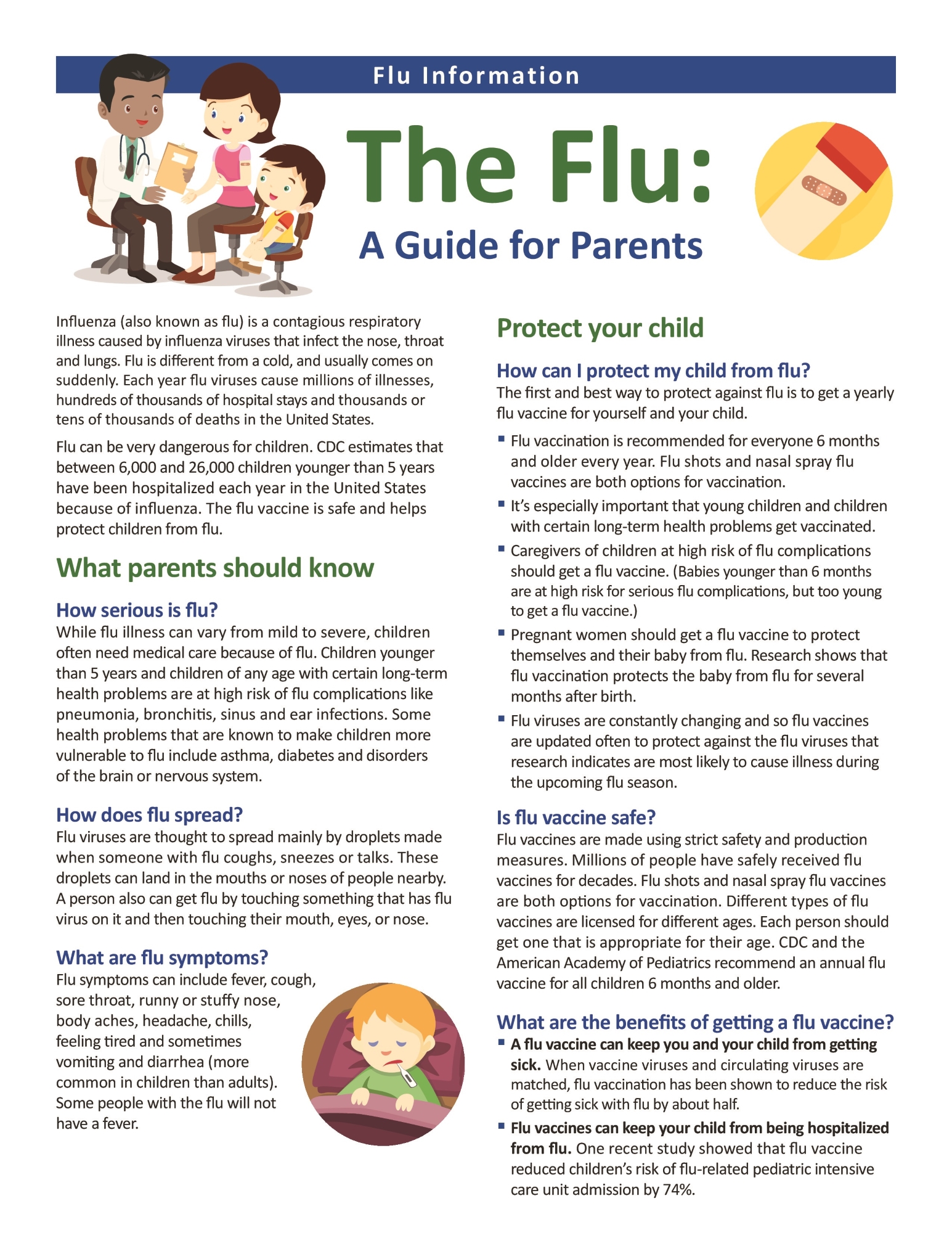 Flu Guide for Parents