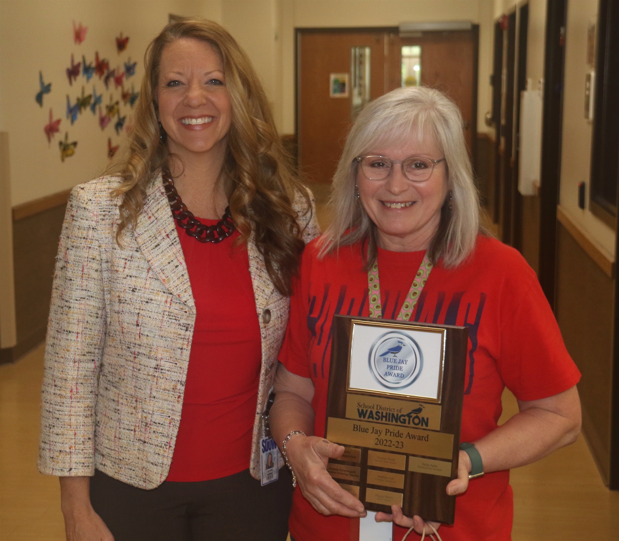 Heike Sehrt Blue Jay Pride Award