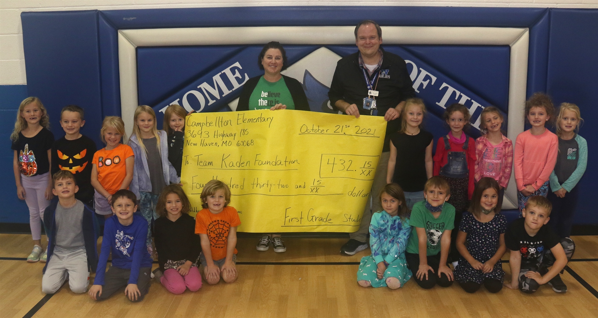 Campbellton First Grade Donation