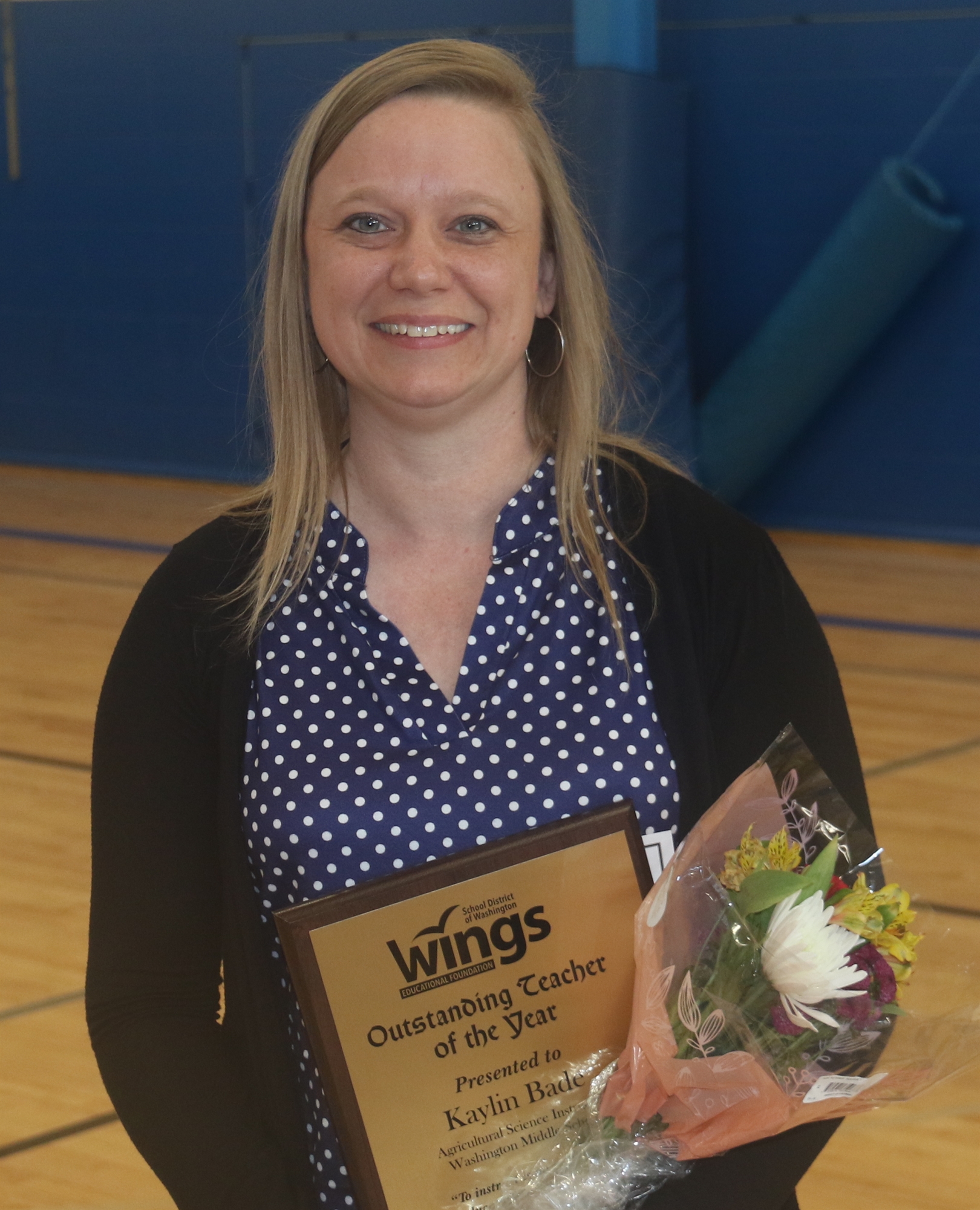 Kaylin Bade Regional Teacher of Year