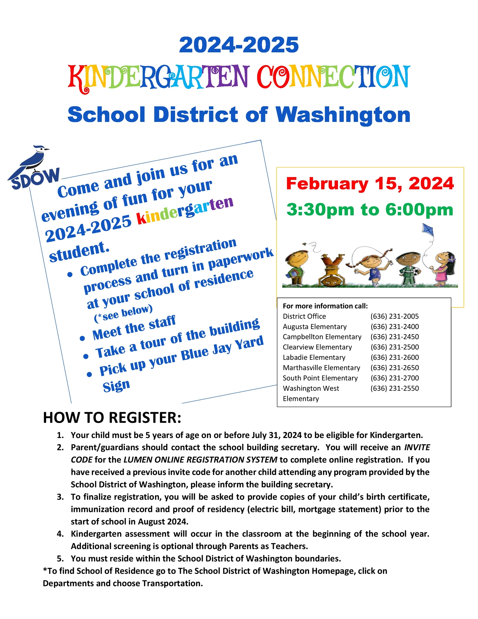 Kindergarten Connection 2024-25