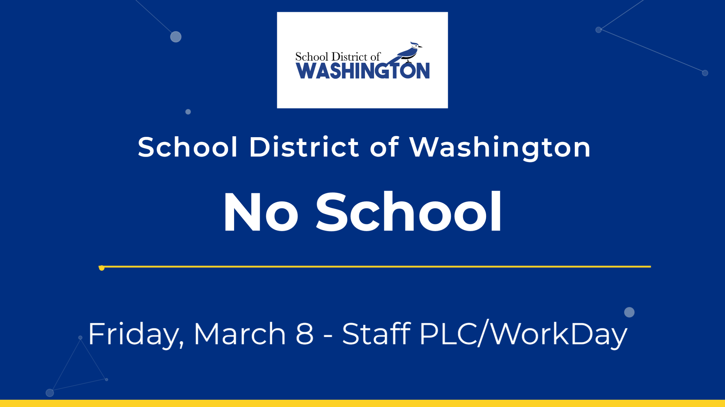 No School Friday, March 8