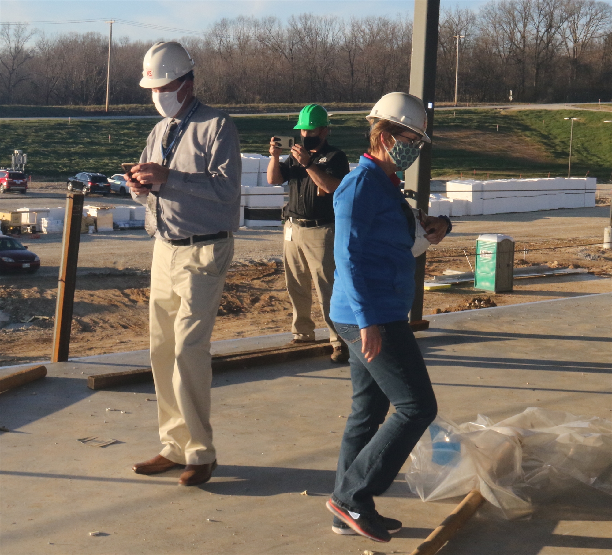 Construction work on the new South Point Elementary in the School District of Washington is progressing. The new elementary school, located at Highway 100 and St. John’s Road, will replace South Point Elementary.