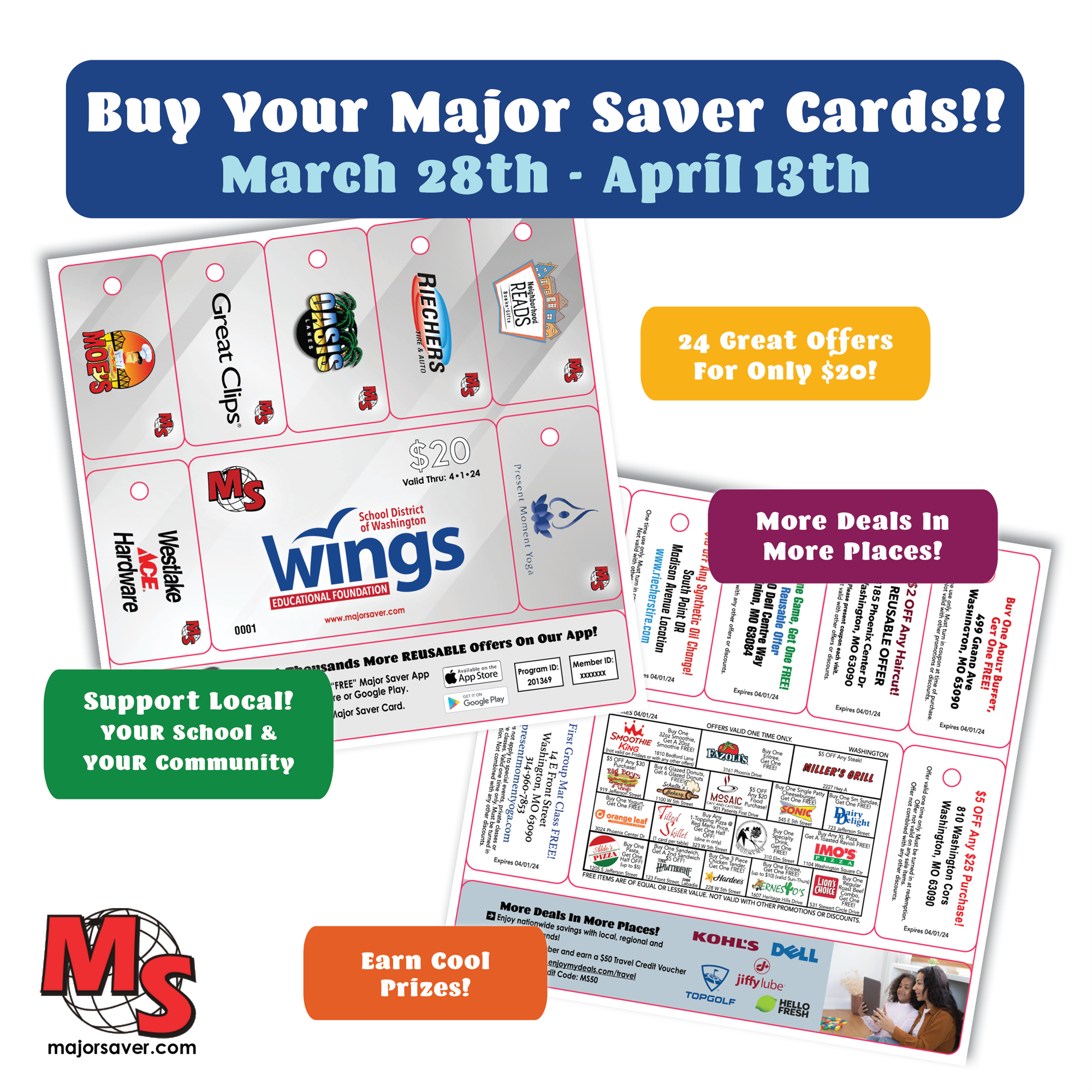 Major Saver Cards