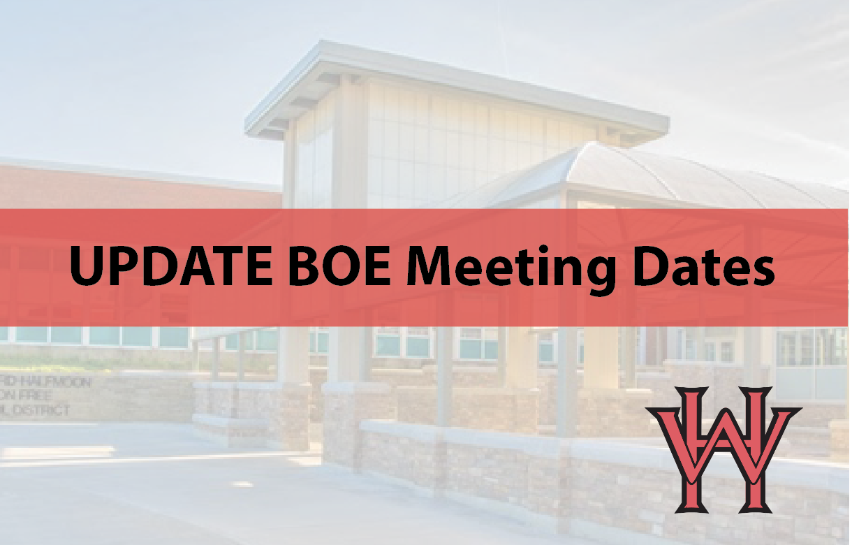 This is the image for the news article titled Update BOE Meeting Dates