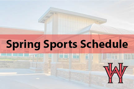 This is the image for the news article titled 2023 Spring Sports Schedule Released