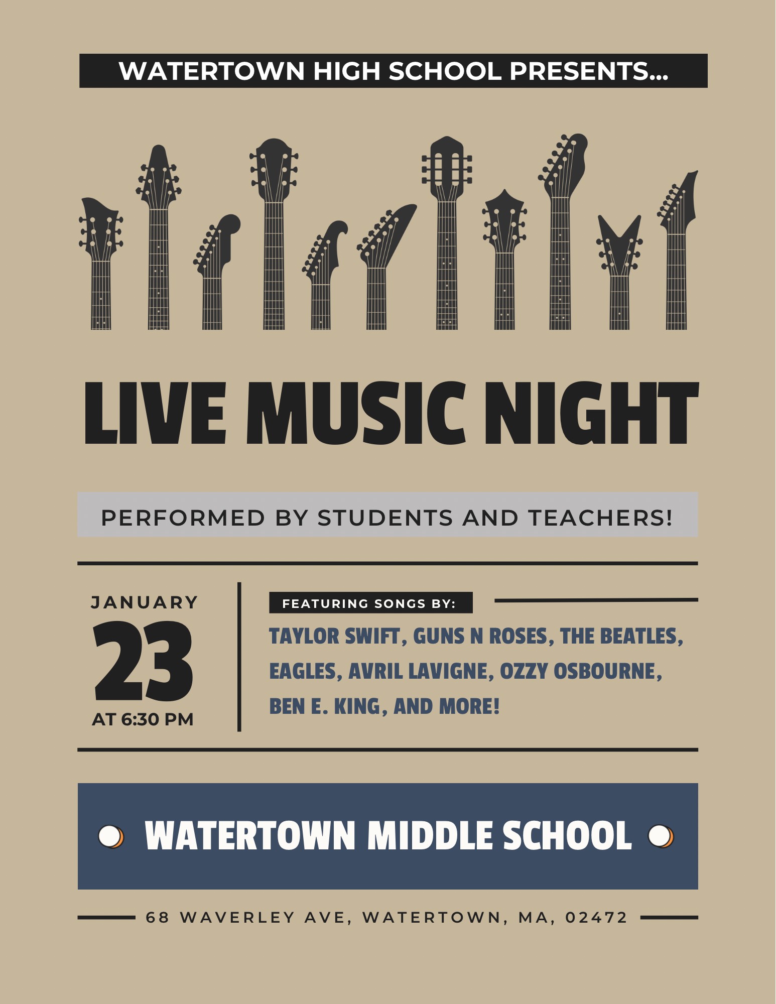 WHS Live Music Night