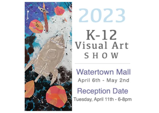 K-12 Visual Art Show Poster