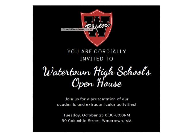 WHS Open House