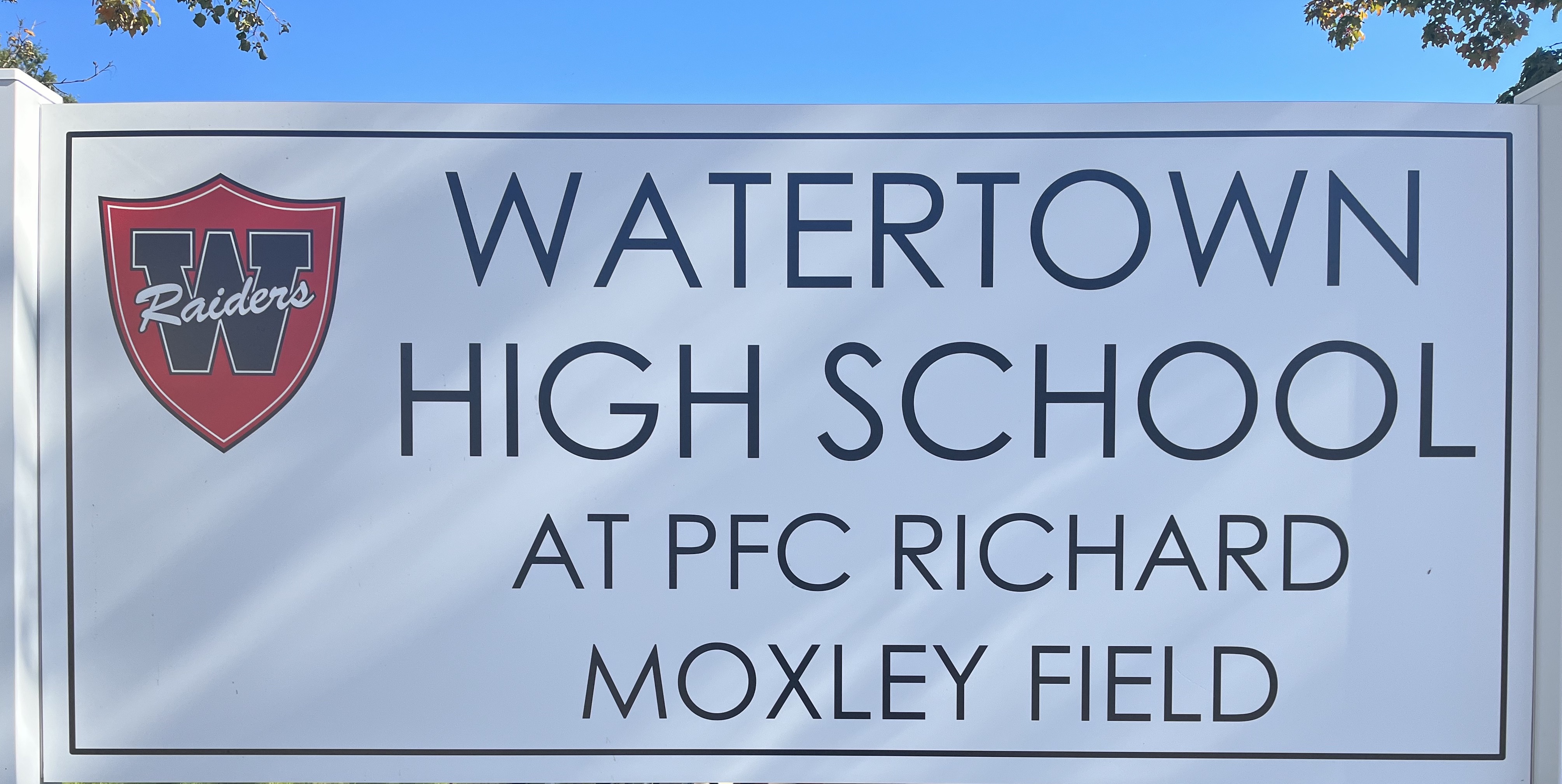 Current Watertown High School at Moxley Field