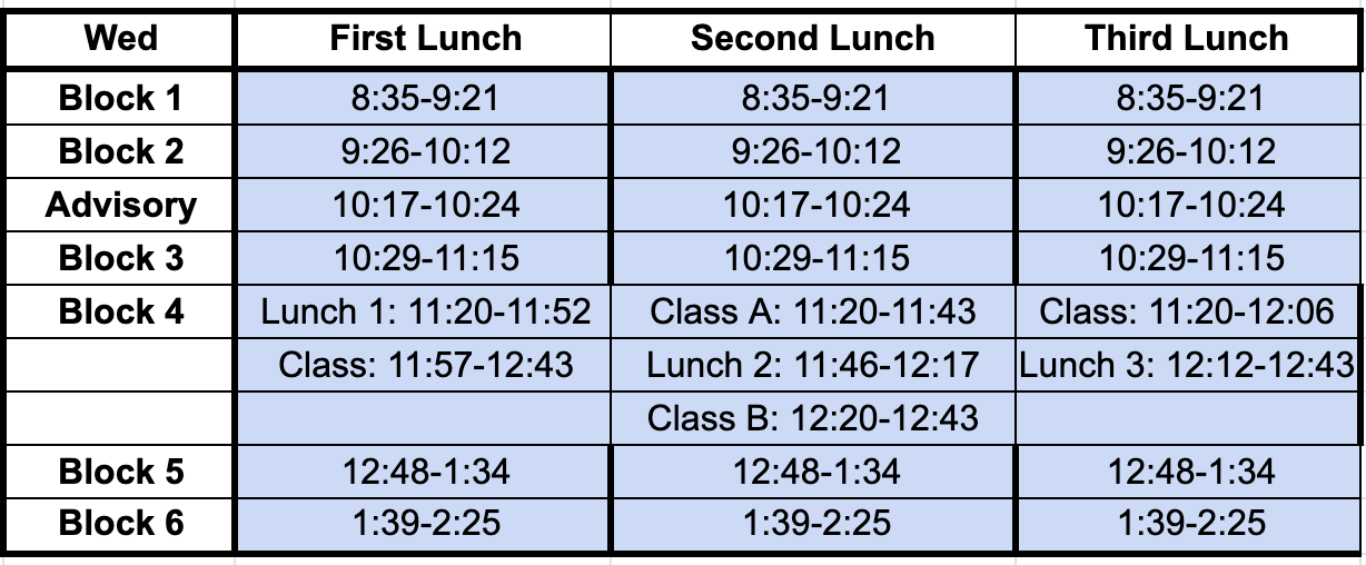 Wed Bell Sch NEW 25-26