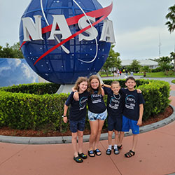  kids at nasa