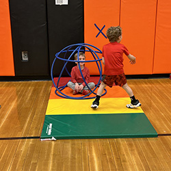  kids in gym