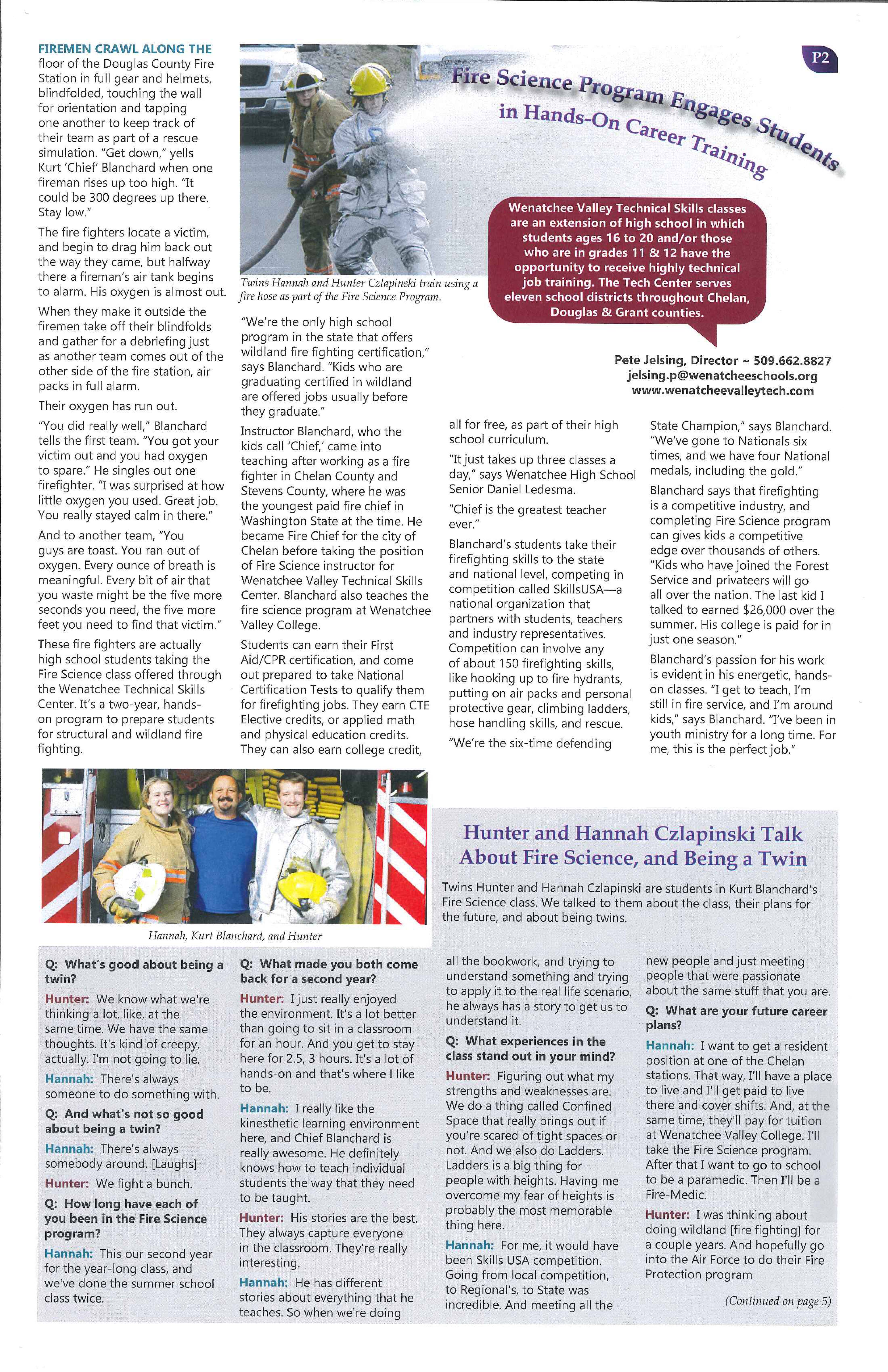 Fire Science news article