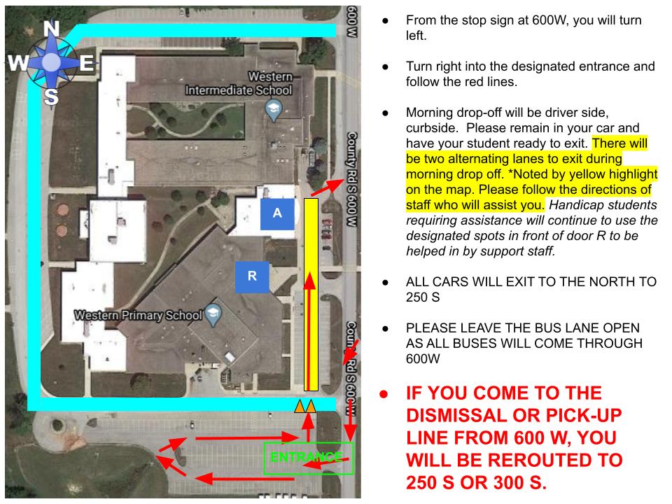 2024WPS WIS Traffic Flow Student Drop Off