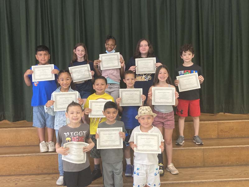May 2022 Character Ed Students