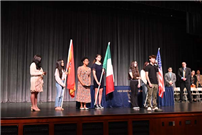 West Babylon Senior High School held its World Language Honor Society induction and English as a New Language Commanding Level ceremony in the school’s auditorium. thumbnail265701
