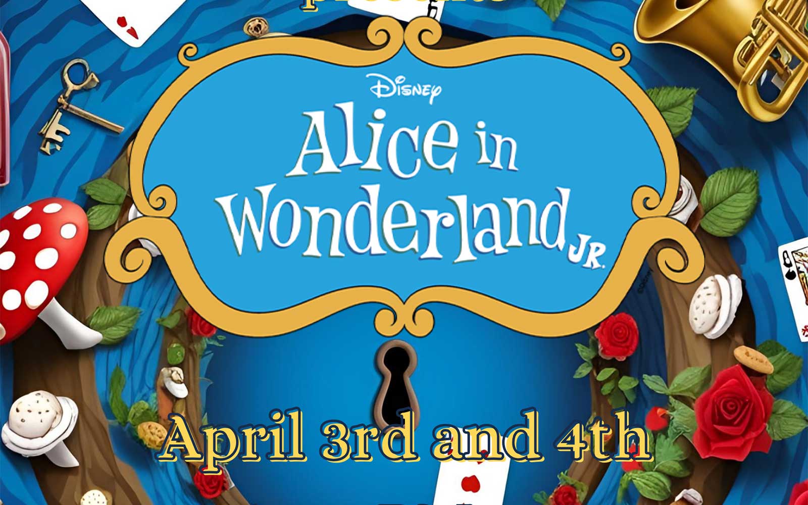 Alice in Wonderland flyer.