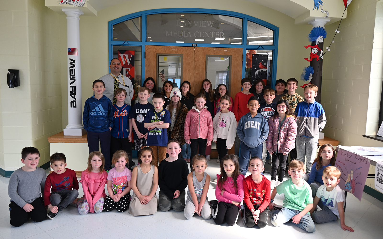 Students at Bayview Elementary School