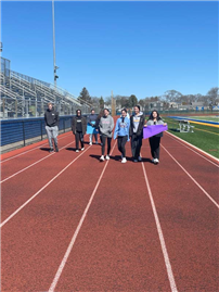 West Islip students who are part of the West Islip Thirst Project spent the afternoon of March 23 walking the West Islip High School track to celebrate World Water Day. thumbnail265444