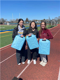 West Islip students who are part of the West Islip Thirst Project spent the afternoon of March 23 walking the West Islip High School track to celebrate World Water Day. thumbnail265445